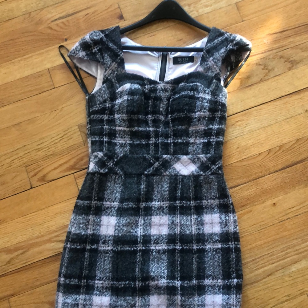 Plaid wool dresd